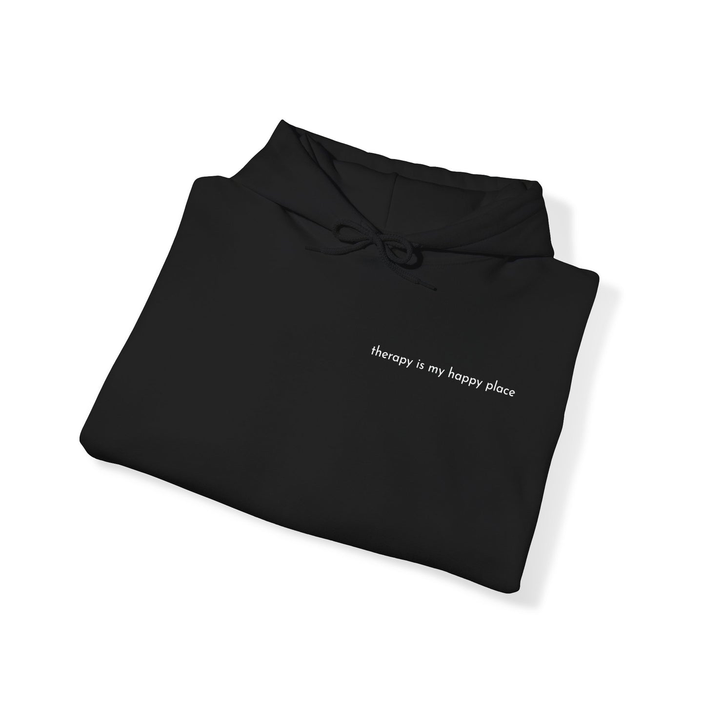 therapy is my happy place hoodie