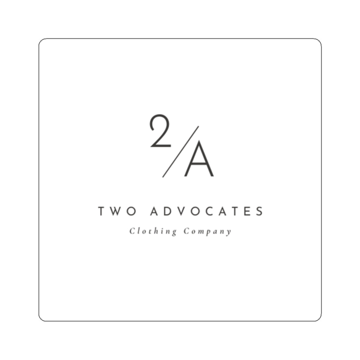 two advocates & co stickers